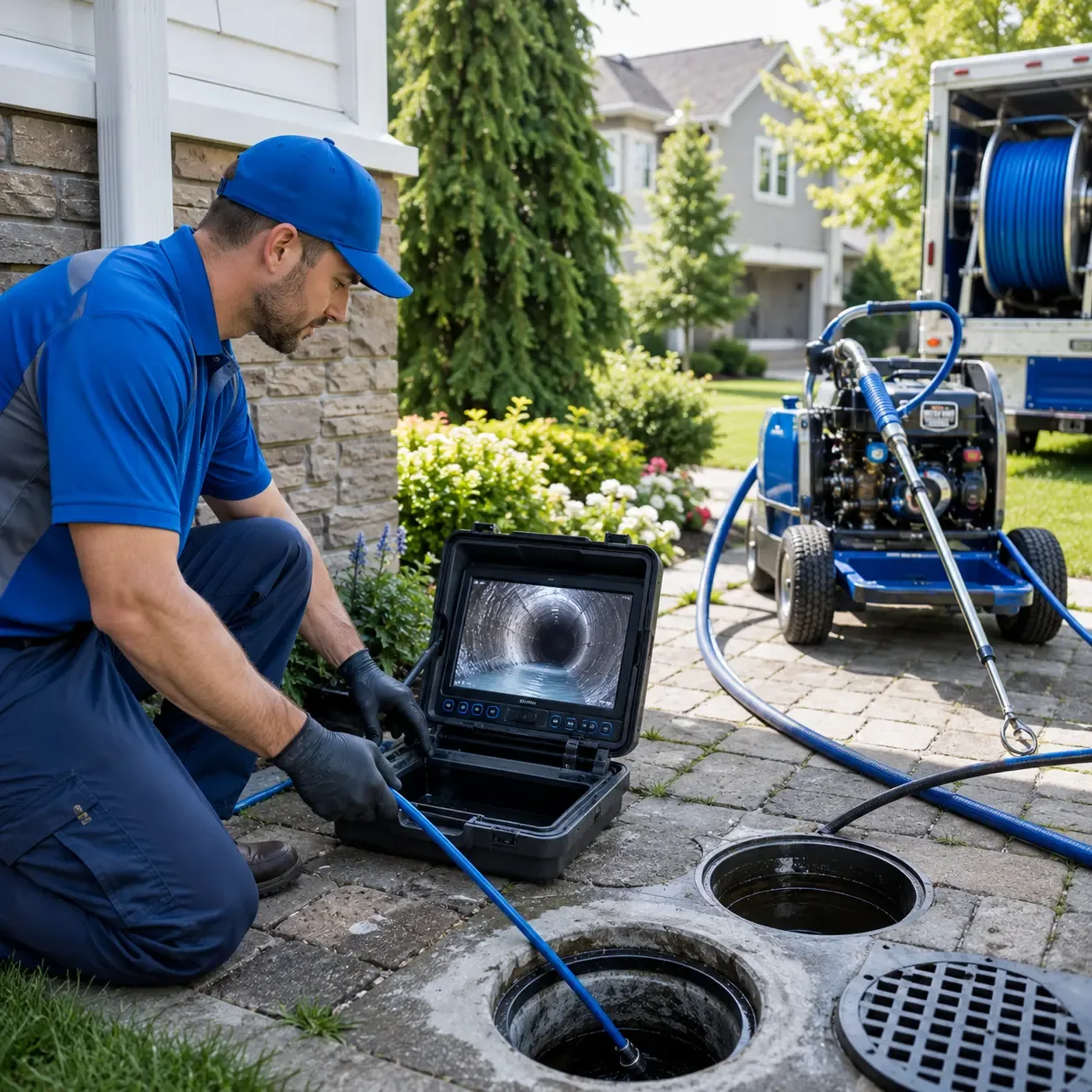 Outdoor drain cleaning professionals serving Calpine, CA