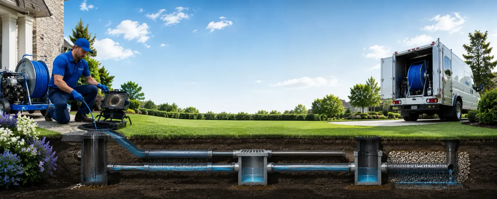 Outdoor drain cleaning information for Calpine, CA